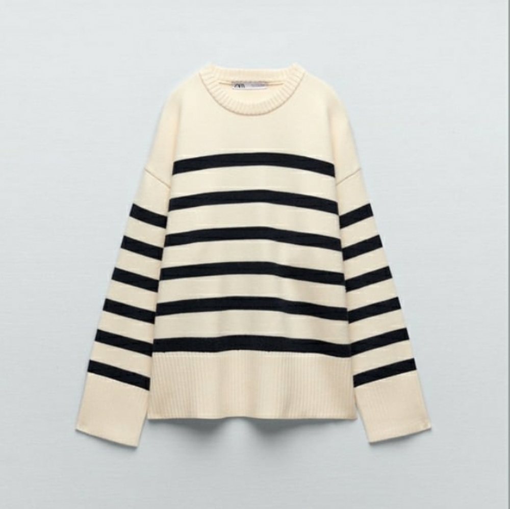 Zara Strip Sweater